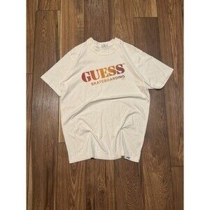 RARE Vintage 80s Guess Skateboarding USA T-Shirt Streetwear Sz M (SEE PICS!)